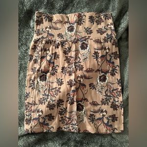 Mauve / Beige Bodycon Skirt